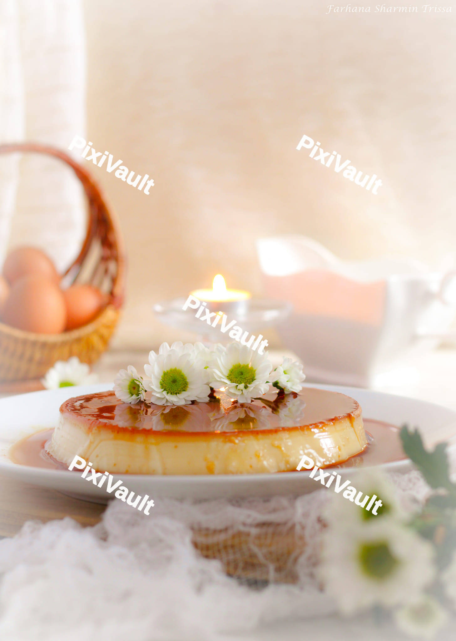 Caramel pudding
